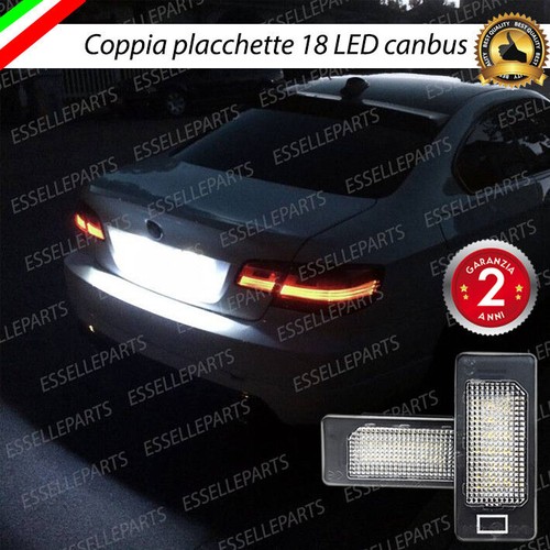 Coppia luci targa - targa, led