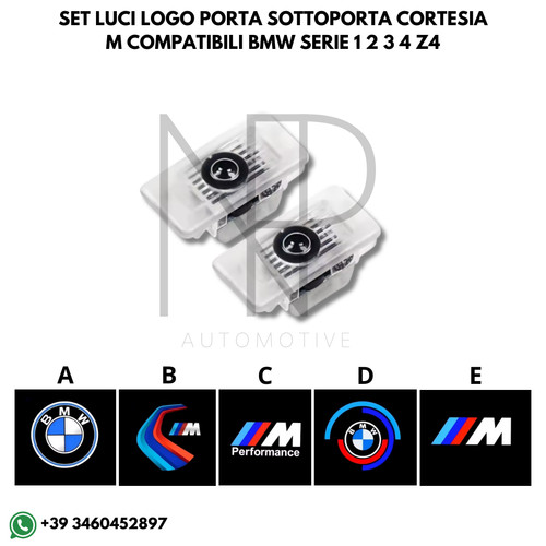Set luci logo porta - luci,